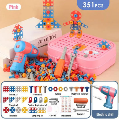 Electric Drill Screw Nut 3D Puzzle Toys